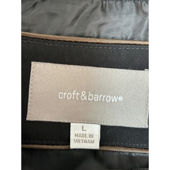 Croft and Barrow Coat Womens Size M Black Double Breasted Peacoat Winter Casual - Picture 7 of 12